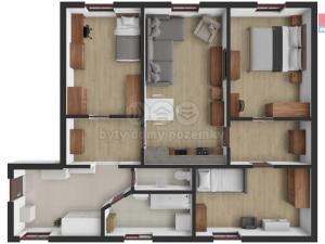 Prodej bytu 4+kk, Písek - Pražské Předměstí, Pražská, 87 m2