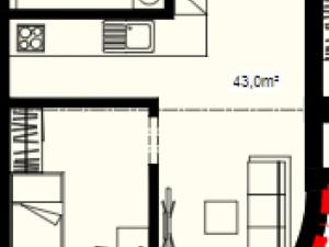 Prodej bytu 2+kk, Kladno, Váňova, 44 m2