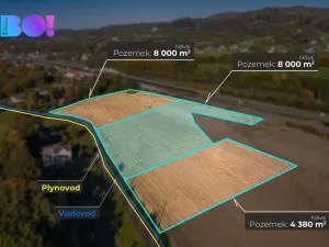 Prodej komerčního pozemku, Návsí, 4380 m2