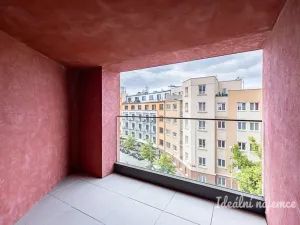 Pronájem bytu 1+kk, Praha - Žižkov, Basilejské náměstí, 42 m2