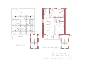 Prodej atypického bytu, Fuente-Álamo, Španělsko, 70 m2