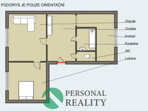 Prodej bytu 2+1, Cheb, Osvobození, 55 m2
