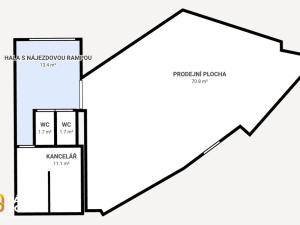 Pronájem obchodního prostoru, Bojkovice, 99 m2