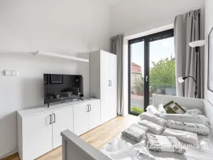 Pronájem bytu 1+kk, Praha - Kyje, Za černým mostem, 25 m2