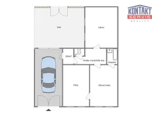 Prodej rodinného domu, Trhové Sviny, Branka, 65 m2