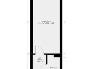 Pronájem bytu 1+kk, Praha - Kyje, Za černým mostem, 24 m2