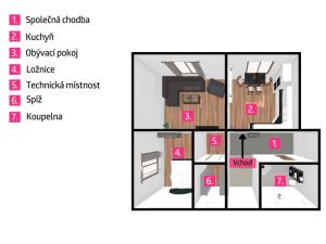 Prodej bytu 2+1, Dešná - Rancířov, 61 m2