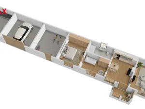 Prodej rodinného domu, Židovice, 86 m2