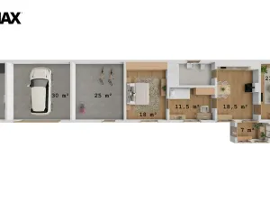 Prodej rodinného domu, Židovice, 86 m2