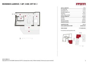 Prodej bytu 2+kk, Praha - Smíchov, Na Laurové, 70 m2