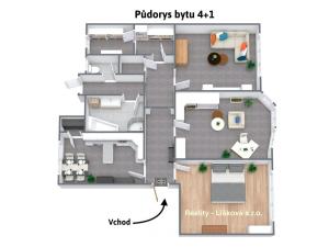 Prodej bytu 4+1, Ústí nad Labem - Neštěmice, Železná, 106 m2
