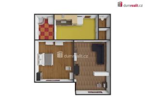 Pronájem bytu 2+kk, Praha - Strašnice, Mrštíkova, 52 m2
