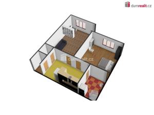 Pronájem bytu 2+kk, Praha - Strašnice, Mrštíkova, 52 m2