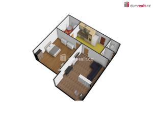 Pronájem bytu 2+kk, Praha - Strašnice, Mrštíkova, 52 m2