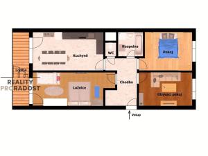 Prodej bytu 3+1, Praha - Kyje, Manželů Dostálových, 80 m2