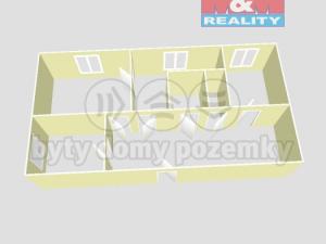 Prodej bytu 3+1, Cerekvice nad Loučnou, 75 m2