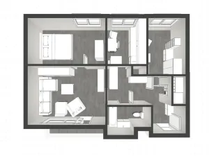 Pronájem bytu 3+1, Brno, Dunajská, 62 m2