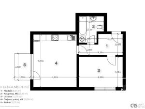 Prodej bytu 2+kk, Hostivice, Ječná, 48 m2