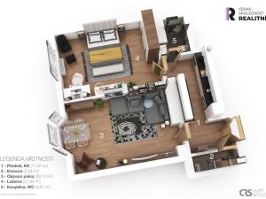 Prodej bytu 2+1, Praha - Bubeneč, Jaselská, 60 m2