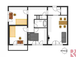 Prodej bytu 3+1, Praha - Záběhlice, Narcisová, 73 m2