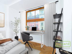 Pronájem bytu 1+kk, Praha - Žižkov, Sudoměřská, 35 m2