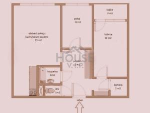 Prodej bytu 3+kk, Praha - Chodov, Tererova, 60 m2