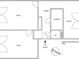 Prodej bytu 2+1, Brno, Provazníkova, 58 m2