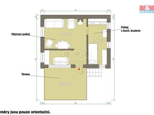 Pronájem chaty, Litohlavy, 20 m2