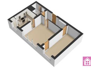 Prodej bytu 2+1, Břeclav - Charvátská Nová Ves, Na Valtické, 44 m2