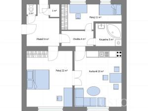 Pronájem bytu 3+kk, Brno - Černá Pole, Zemědělská, 79 m2
