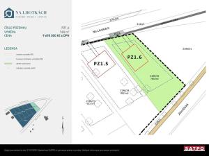 Prodej pozemku pro bydlení, Praha - Lipence, Na Lhotkách, 760 m2