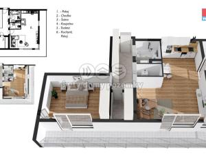 Pronájem bytu 2+kk, Kvasiny, 62 m2
