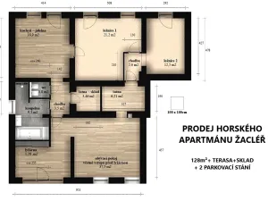 Prodej apartmánu, Žacléř, J. A. Komenského, 128 m2
