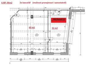 Pronájem kanceláře, Šumperk, Dr. E. Beneše, 53 m2