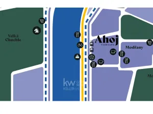 Pronájem bytu 2+kk, Praha - Modřany, Československého exilu, 65 m2