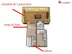Pronájem bytu 4+1, Praha - Břevnov, Zúžená, 131 m2