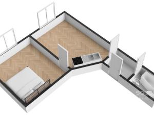 Pronájem bytu 2+kk, Praha - Kobylisy, Čimická, 42 m2