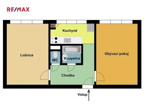 Pronájem bytu 2+1, Praha - Záběhlice, Přesličková, 53 m2