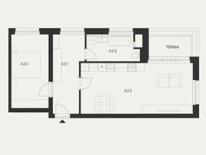 Prodej bytu 2+kk, Dobřany, Ústavní, 62 m2