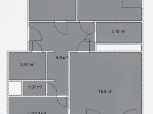 Prodej bytu 3+1, Červený Kostelec, 17. listopadu, 76 m2