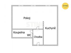 Pronájem bytu 1+kk, Brno, Francouzská, 30 m2