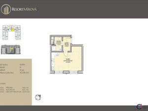Prodej bytu 1+kk, Rychnov nad Kněžnou, Mírová, 31 m2