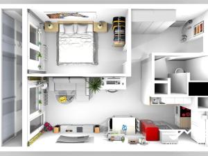 Pronájem bytu 2+kk, Praha - Prosek, Jablonecká, 40 m2