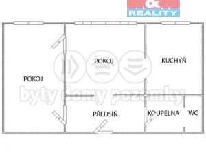 Prodej bytu 2+1, Havířov - Šumbark, Moravská, 43 m2