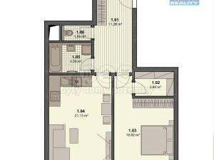 Pronájem bytu 2+kk, Ostrava, Jantarová, 62 m2