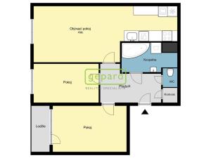 Prodej bytu 3+kk, Praha - Stodůlky, Hostinského, 66 m2