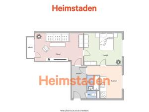 Pronájem bytu 2+1, Karviná - Ráj, Kosmonautů, 53 m2