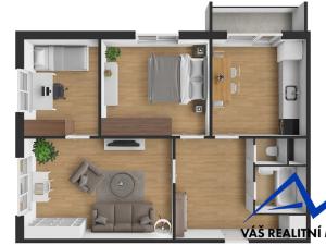 Prodej bytu 3+1, Bohumín, Svat. Čecha, 67 m2