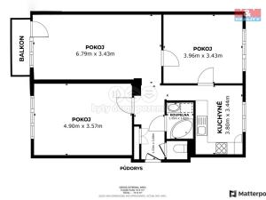 Prodej bytu 3+1, Ostrava - Poruba, Slavíkova, 72 m2