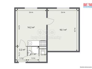Prodej bytu 1+1, Mariánské Lázně, Nákladní, 35 m2
